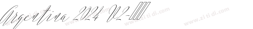 Argentina 2024 V2字体转换